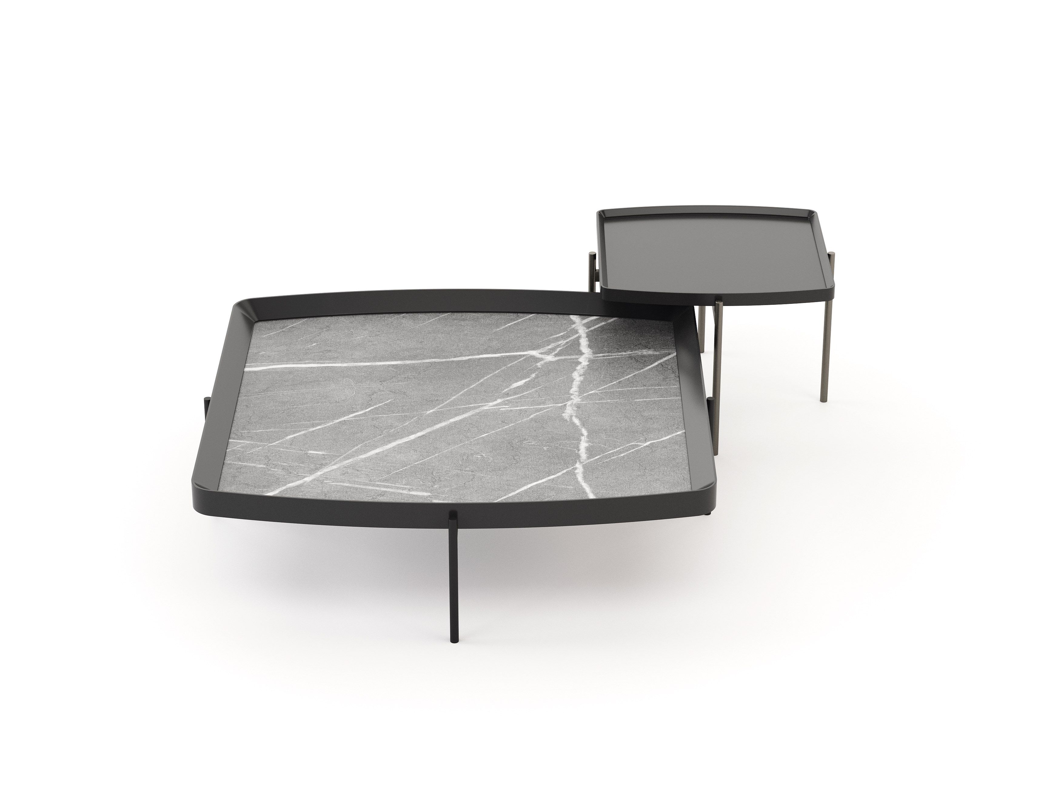 Железный прямоугольный низкий журнальный столик Stylish Club Capri ARCH-00135292 - Вид №5