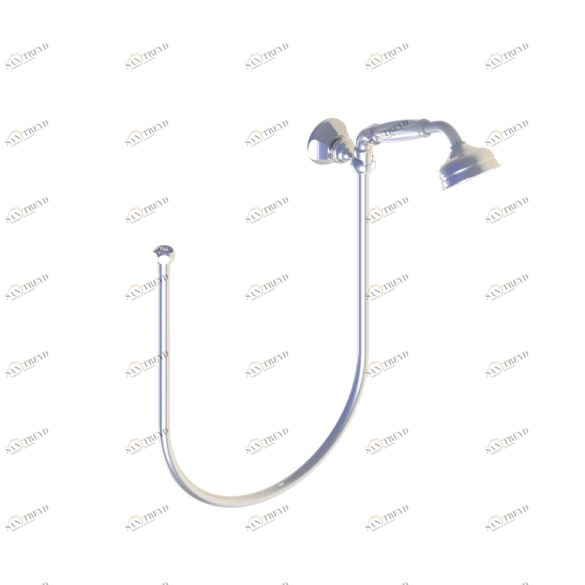 62.582 Душевой набор, ручной душ, гибкий с настенным крючком HORUS Range Ascott 