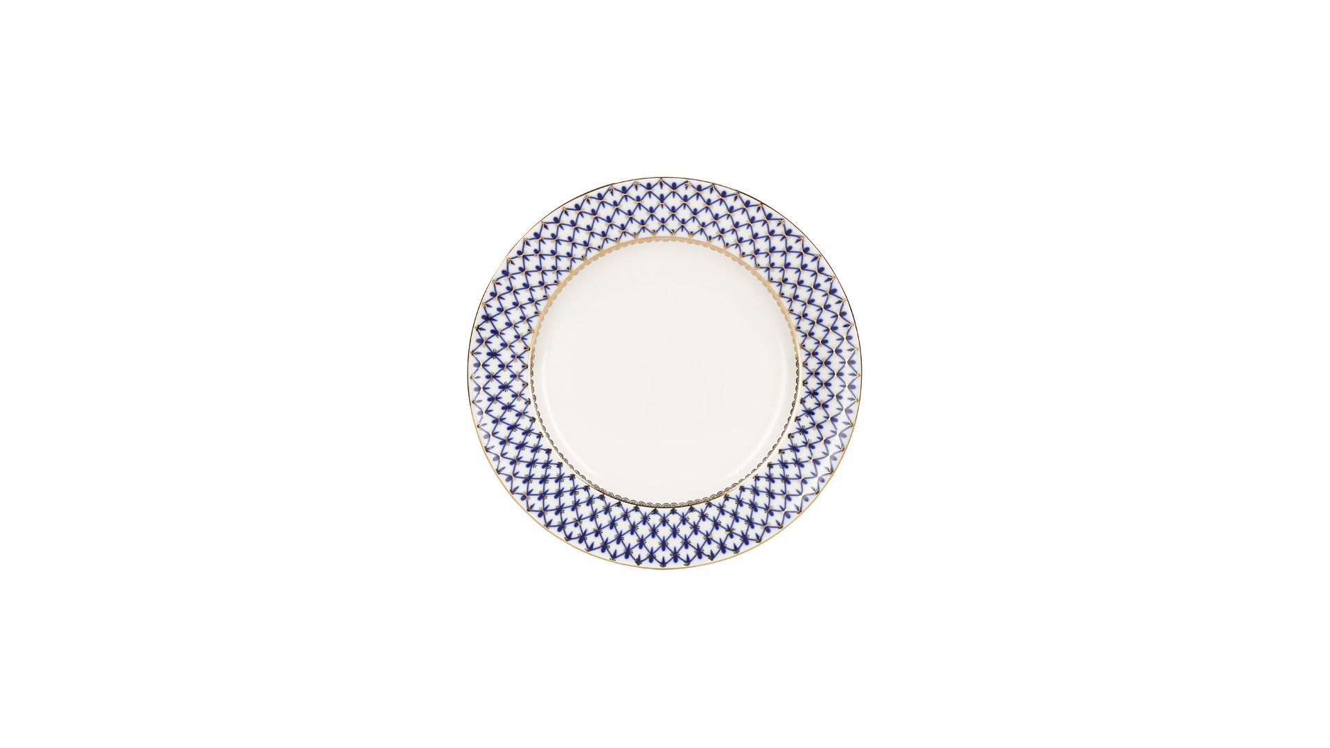 10535401 Императорский фарфоровый завод Сервиз столовый ИФЗ "Кобальтовая сетка" на 6 персон 24 предмета, ф.Молодежная Фарфор твердый  - Вид №2