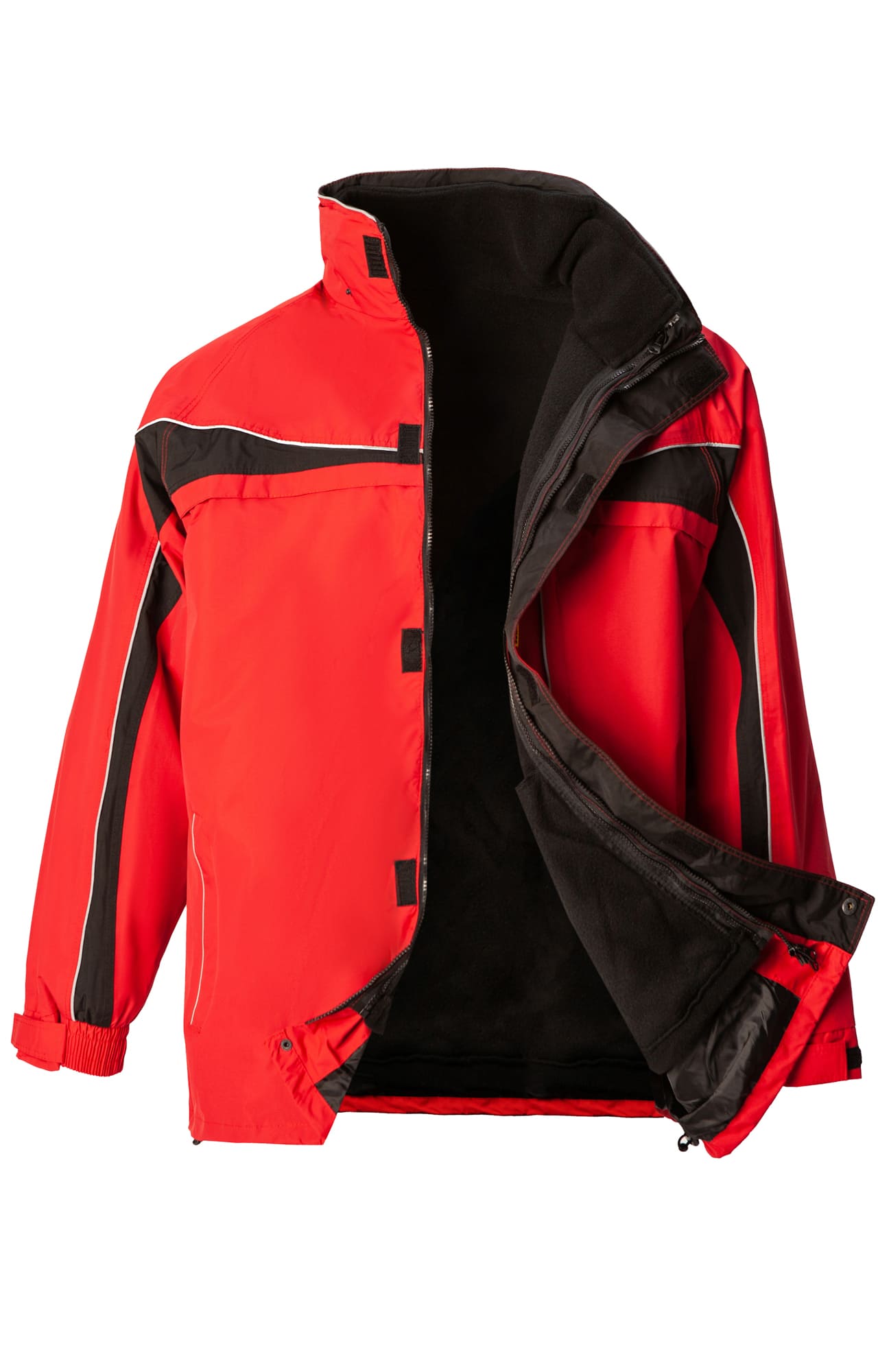 61339 Куртка "Норд" красно-черная  Зимняя спецодежда  размер M(44-46)  - Вид №3