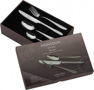 10643763 Arthur Price Набор столовых приборов Arthur Price «Мираж. Монсун» 4/16 п/к Сталь нержавеющая