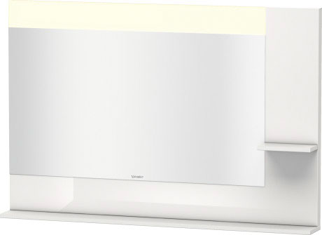 VE732309191 Vero Зеркало с полочками сбоку и внизу Серо-коричневый декор Duravit - Вид №2