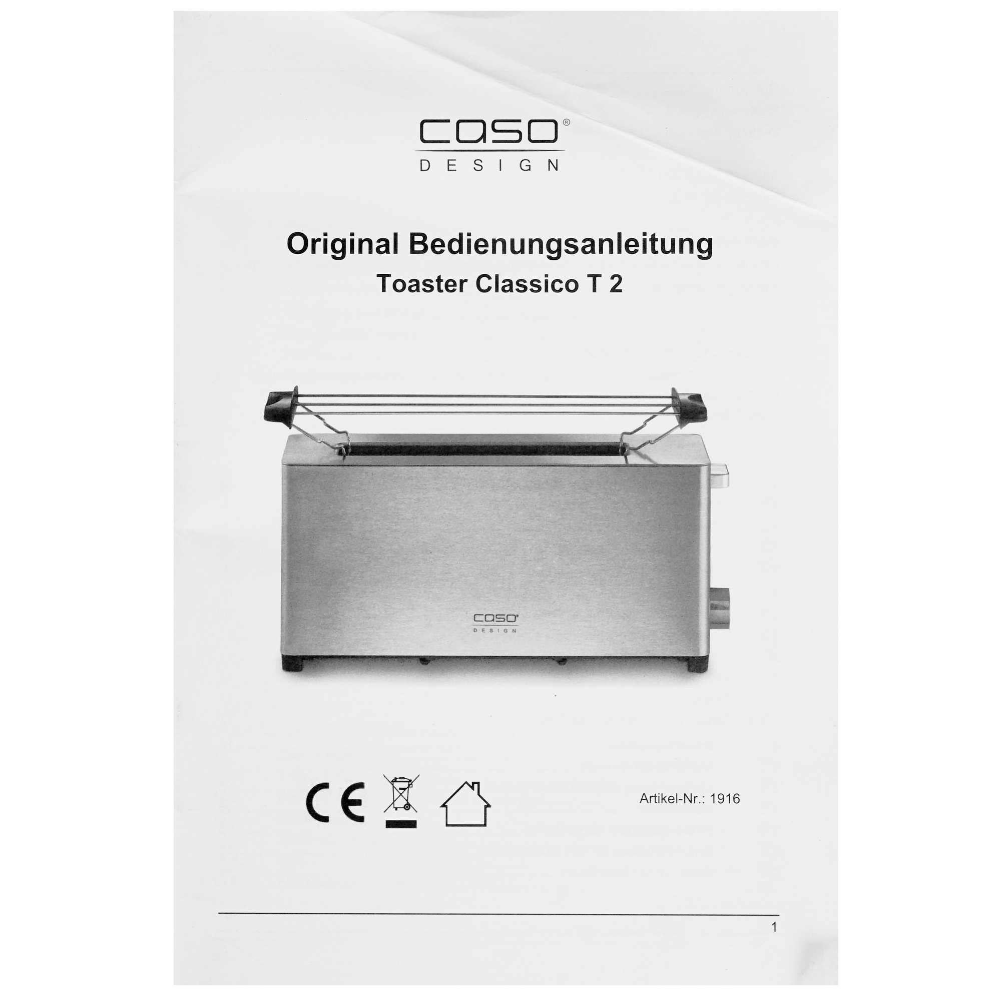5327198 Тостер CASO Classico T2 серебристый STDN-0027240 - Вид №6