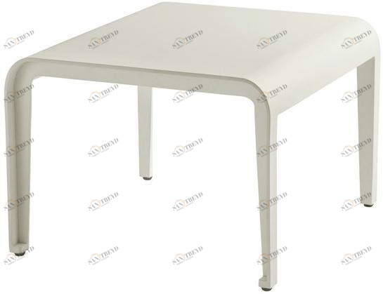 TRIBÙ Прямоугольная подставка для ног из алюминия Mirthe 07490