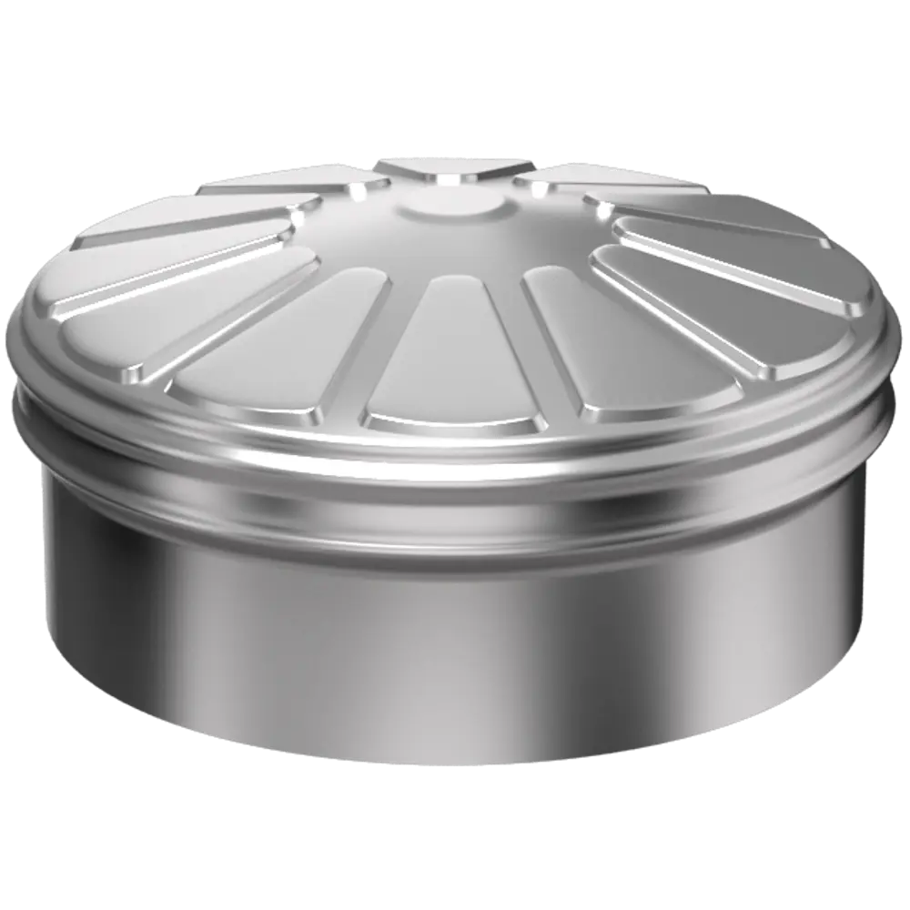 Заглушка внутренняя для трубы Металлик и Ко 430/0.5 мм D200 мм STLM-2181655