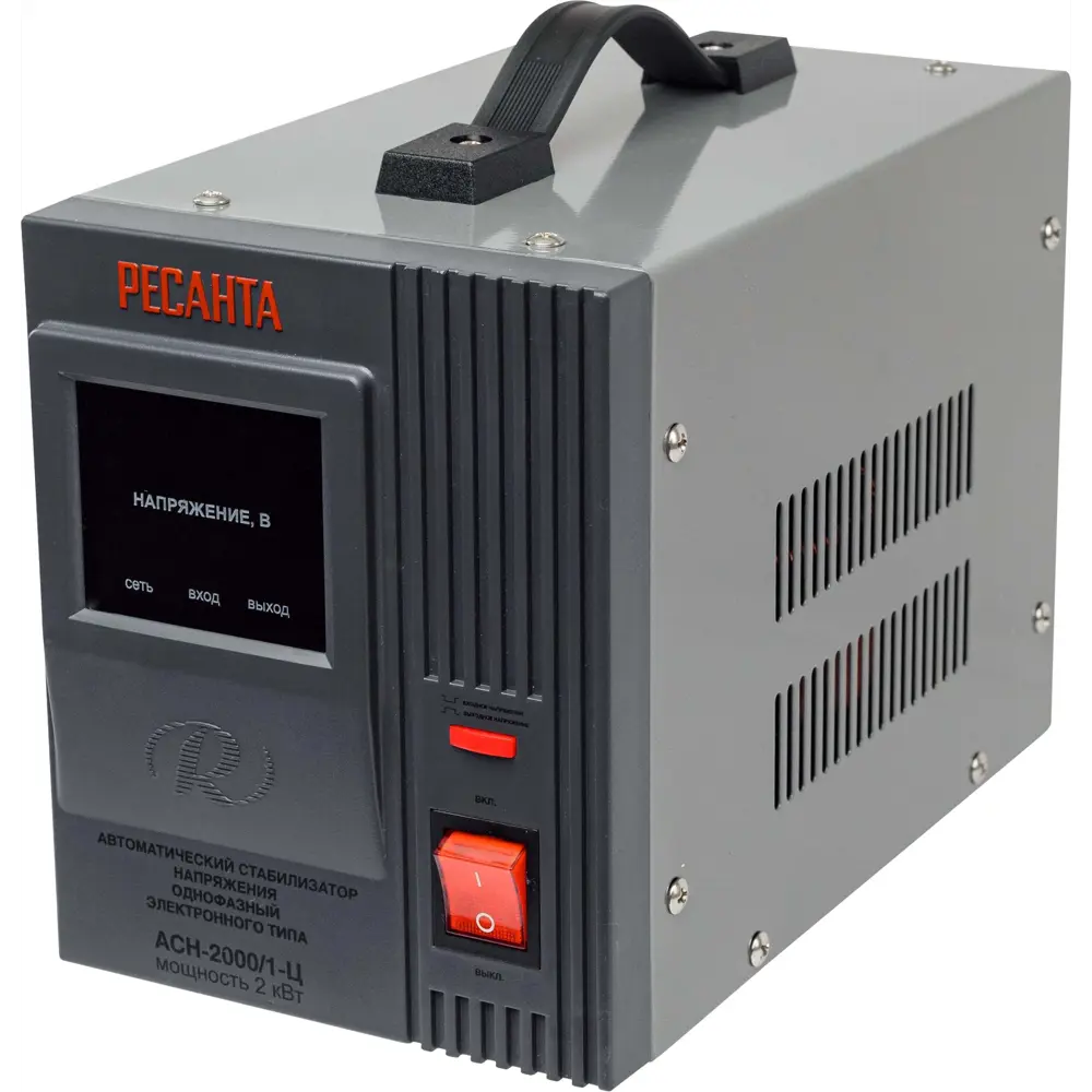 Стабилизатор напряжения Ресанта АСН- 2 000/1-Ц 2 кВт STLM-2141327