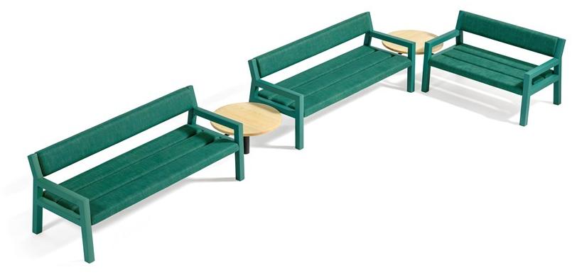 Blå Station Модульная скамья Park+ Bla Station sun-id-1471636 - Вид №12