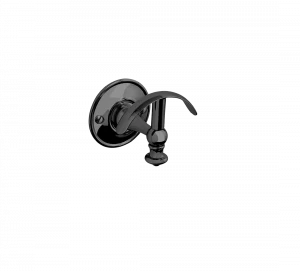 Gentry Home Настенный керамический подстаканник Kent Темный никель GH100136