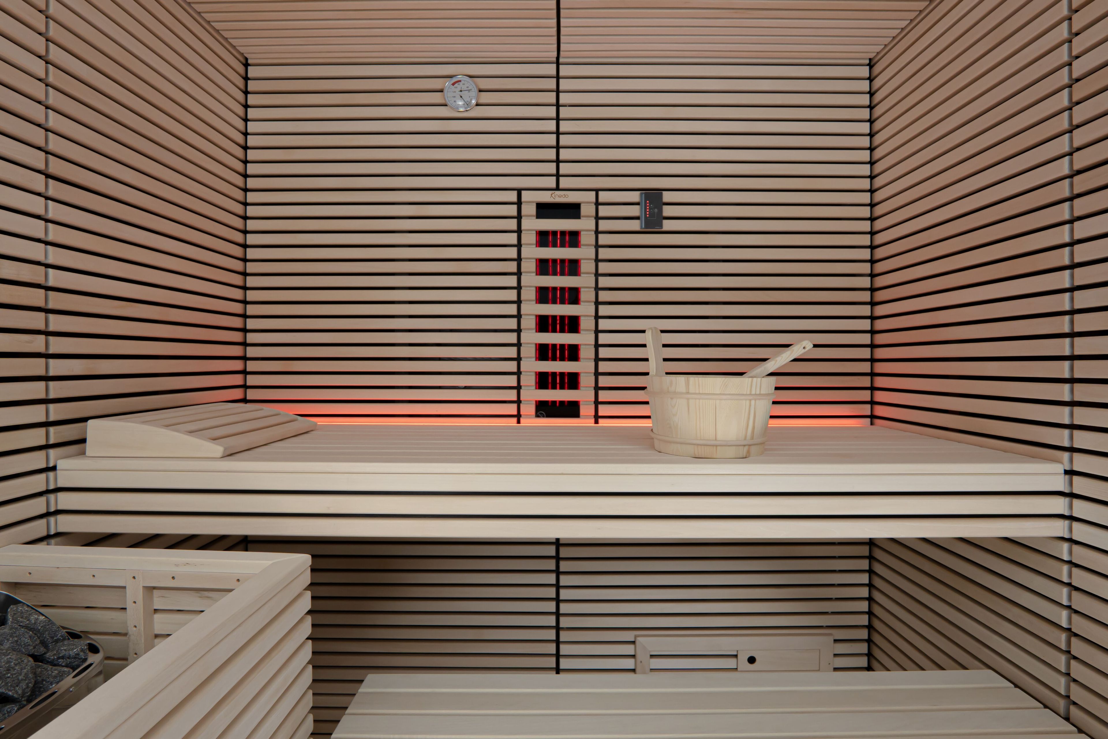 Финская сауна с хромотерапией Kinedo NEXT LEVEL DUAL ARCH-00038394 - Вид №1