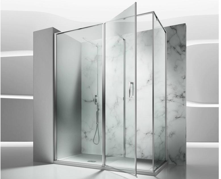 VISMARAVETRO Угловая душевая кабина из закаленного стекла In-out sun-id-1411005 - Вид №2