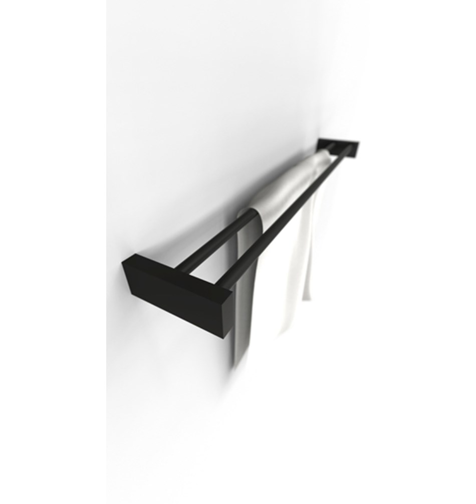 FROST Держатель для полотенца 6, 60cm » черный Нержавеющая сталь Черный Q301760075  - Вид №3