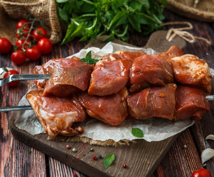 5026 Шашлык свиной в соусе барбекю Вкусляндия  - Вид №1