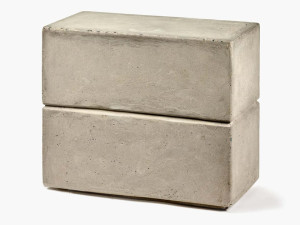 Бетонный журнальный столик / табурет