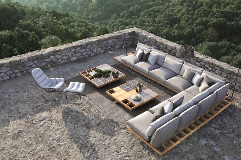 Royal Botania Садовый гарнитур из ткани Mozaix lounge sun-id-1459308 - Вид №6