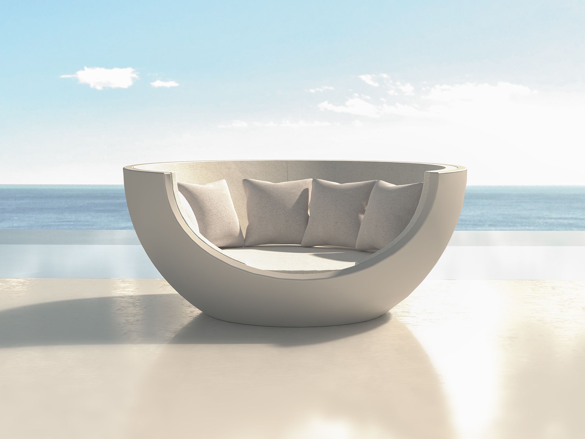 Полиэтиленовая Садовая кровать Vondom ARCH-00153018 - Вид №2