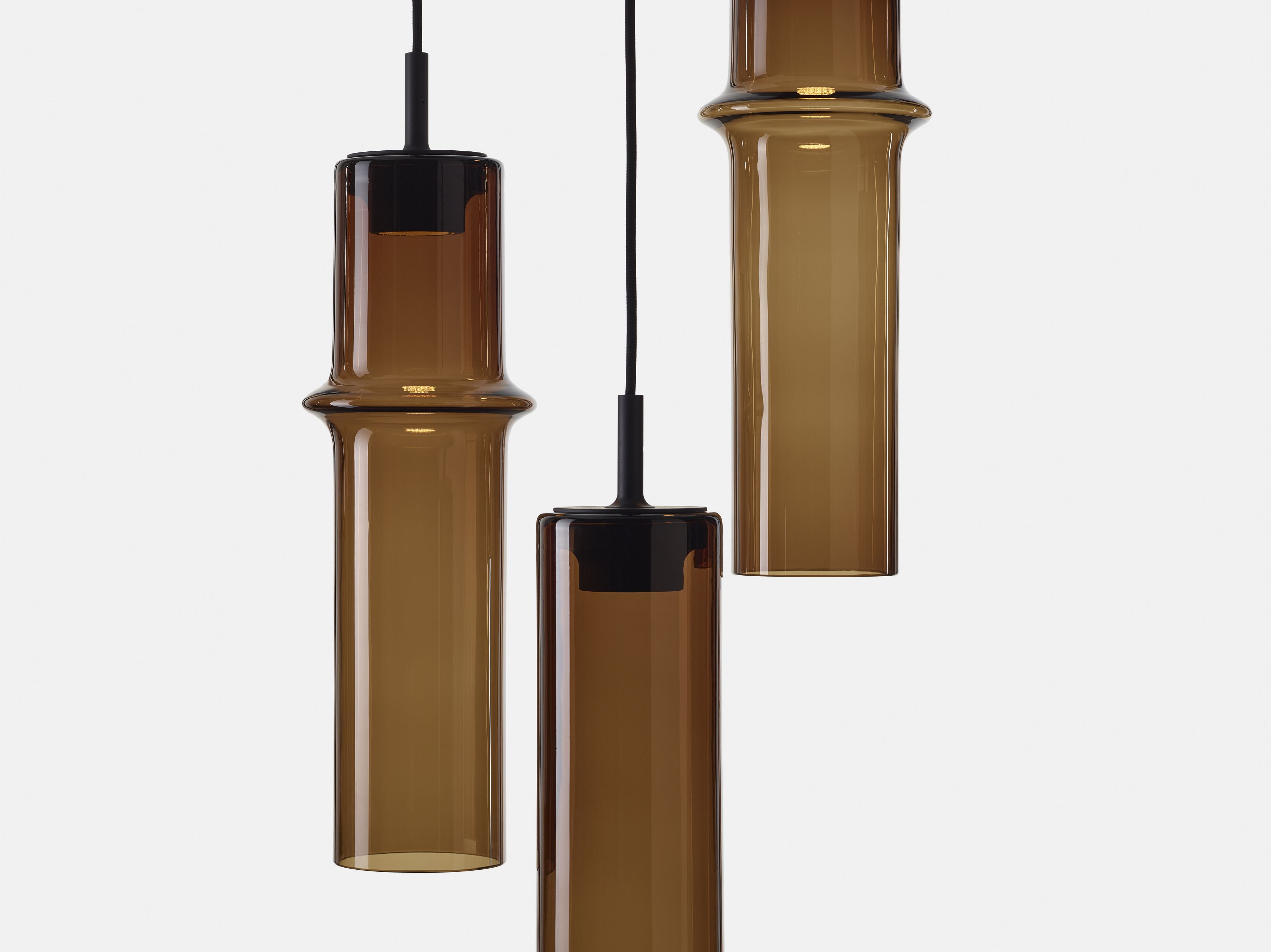 Опаловое стекло ручной работы светодиодный подвесной светильник BROKIS Бамбуковый лес ARCH-00149617 - Вид №26