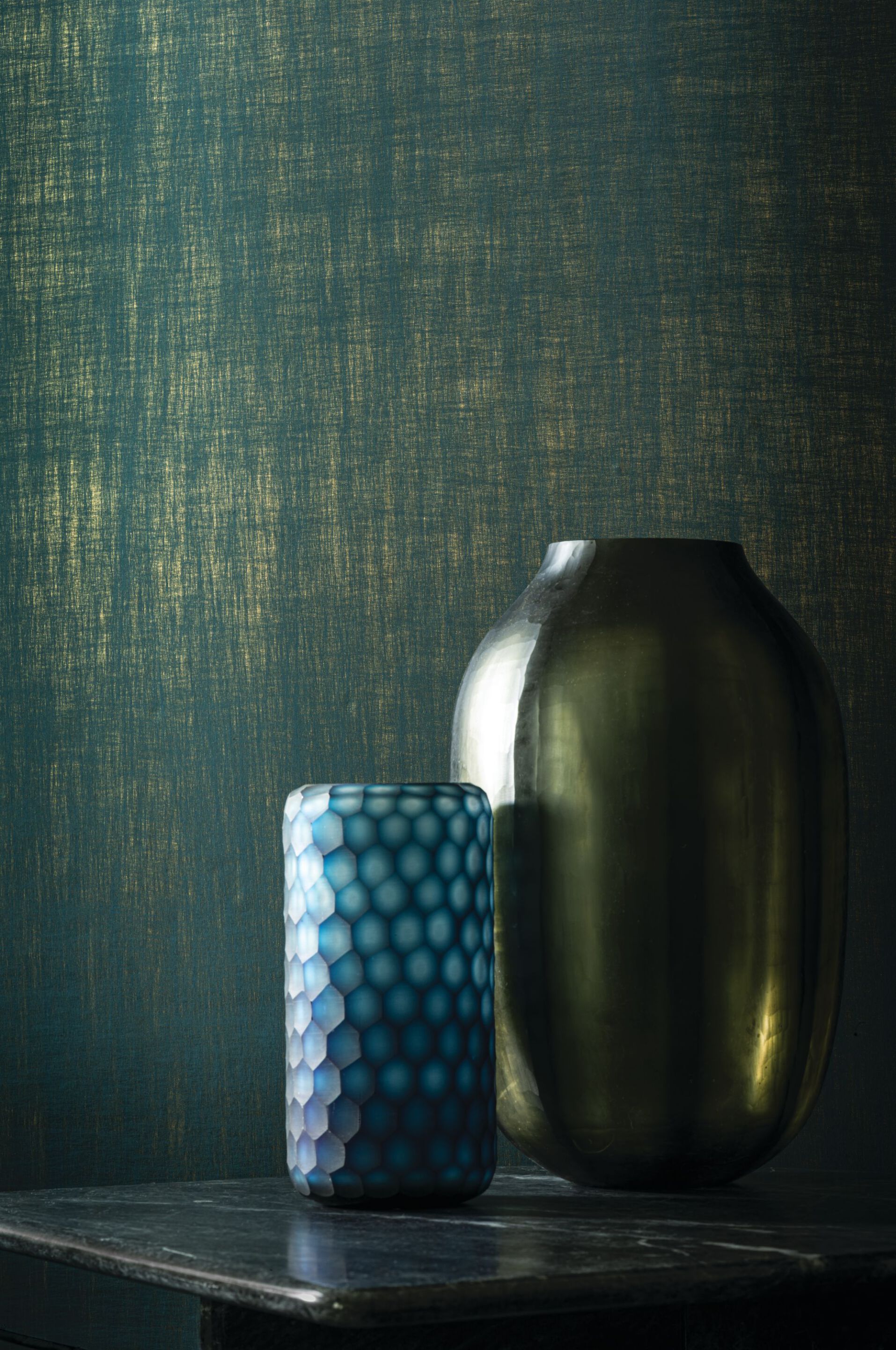 Полиэстер сплошной цвет ткани стены Casamance Théia ARCH-00151516 - Вид №1