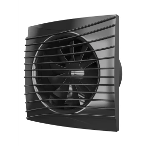 90347467 Вентилятор вытяжной Diciti Silent 5C Obsidian D125 мм 30 дБ 180 м³/ч обратный клапан цвет черный глянцевый STLM-1332570