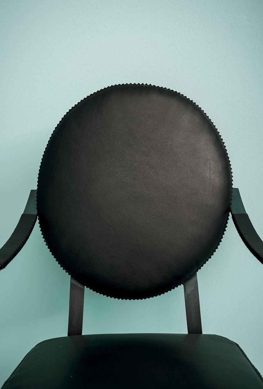 BAXTER Мягкое кожаное кресло с подлокотниками sun-id-1357979 - Вид №6