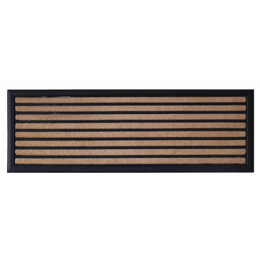 Коврик грязезащитный полиэстер Bali S1 25x75 см цвет бежевый Santreyd STLM-2126913