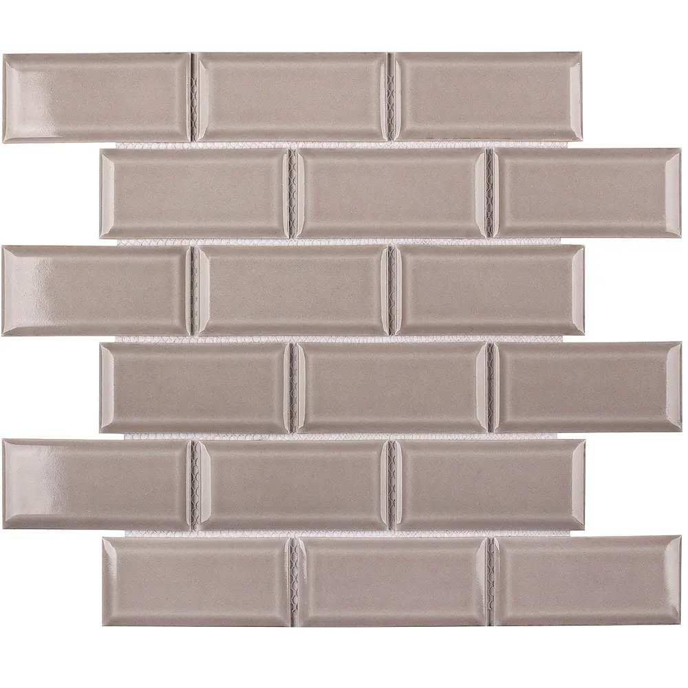 Мозаика керамическая Smart Mosaic Homework Metro Grey Glossy 29.1x29.55 см цвет серый 82909301 STLM-2162867 - Вид №2