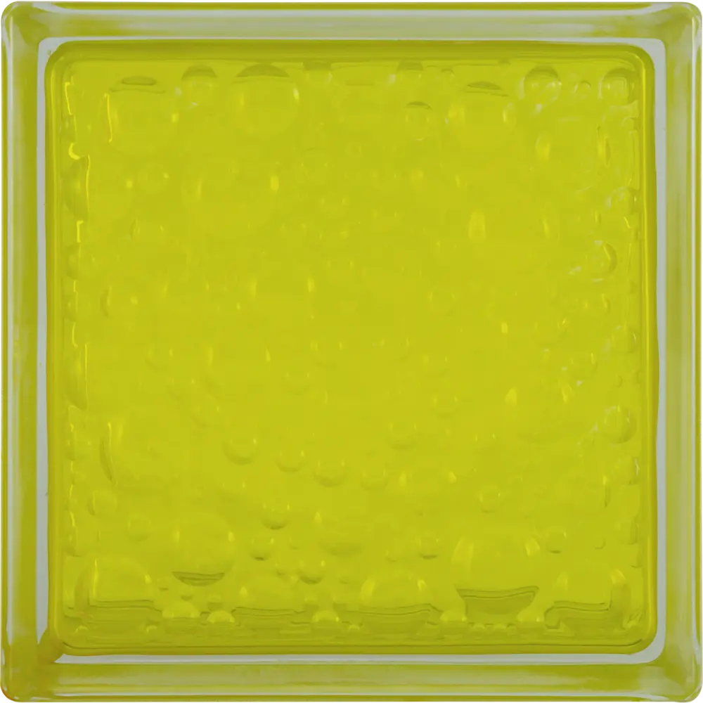 Стеклоблок Богема Савона цвет ярко-жёлтый VITRABLOCK STLM-2145944 - Вид №2