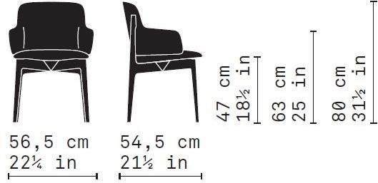 Very Wood Стул с обивкой и подлокотниками sun-id-1378138 - Вид №6