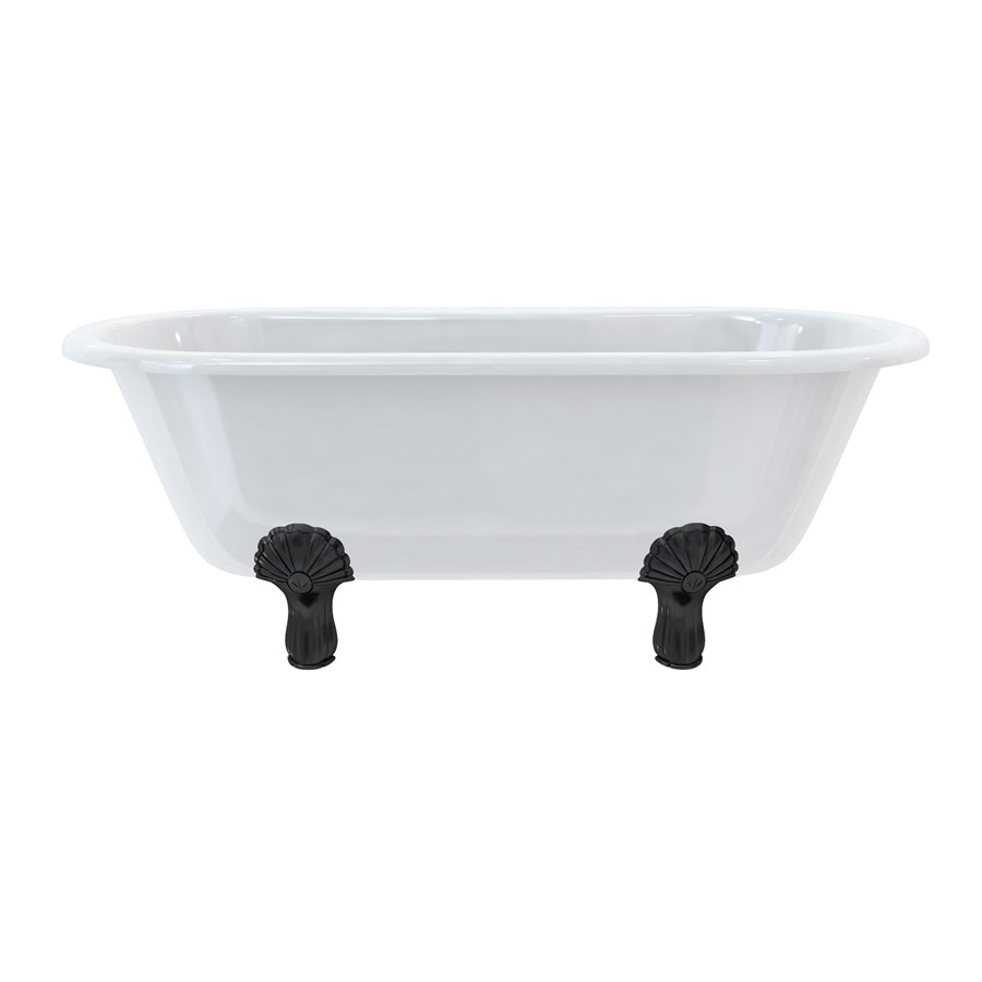 Burlington Двухсторонняя ванна Windsor 170 см с роскошными ножками с ножками Luxury Arc из хрома E3 L2C  - Вид №6