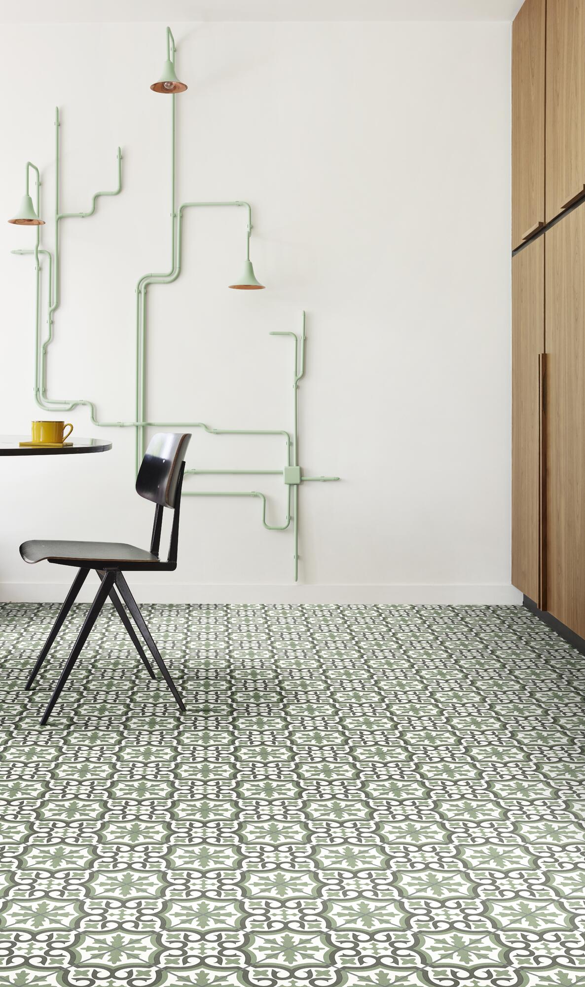 Нескользящий виниловый пол с цементным эффектом BEAUFLOR Trento ARCH-00014561 - Вид №2