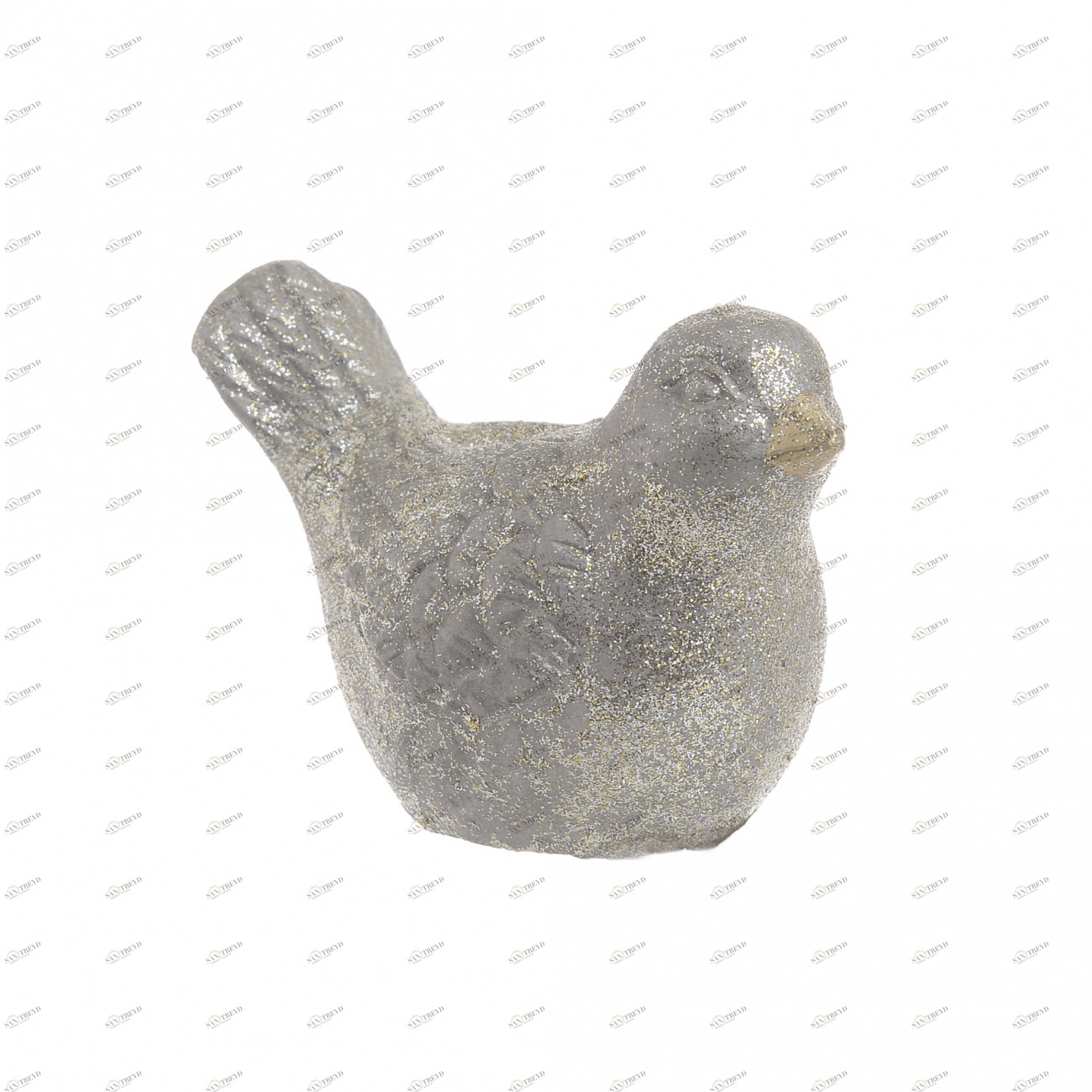 Статуэтка серебристого цвета "Птенец" TO4ROOMS ПТИЦЫ 212582 Серебро 