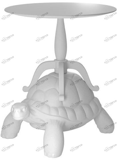 Qeeboo Журнальный столик из дерева и полиэтилена Turtle carry sun-id-1404855