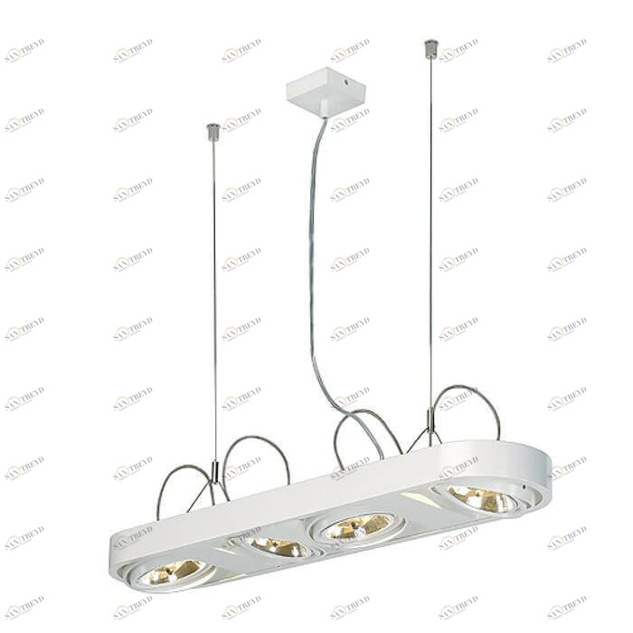 Подвесной светильник белый SLV Aixlight R Long 159071 SLV ДИЗАЙНЕРСКИЕ, AIXLIGHT R LONG 00-3889641 Белый 