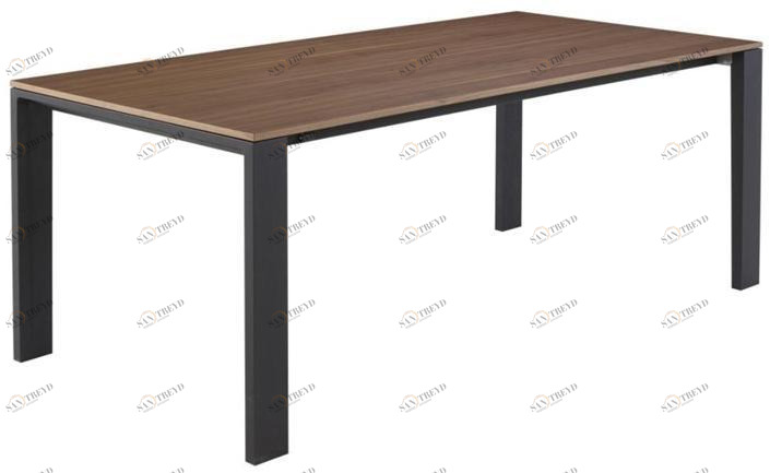 Ligne Roset Раскладной прямоугольный обеденный стол из дерева  0c50fy1g 