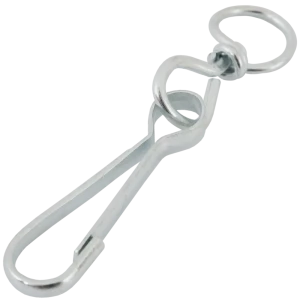 Карабин с вертлюгом тип А, оцинкованный, 60 мм