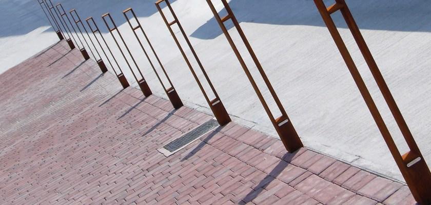 Metalco Кортен ™ блокиратор сообщение с опорной плитой sun-id-1444138 - Вид №4