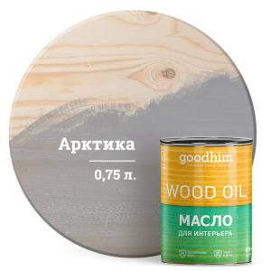 90640064 Масло для интерьера 75292 цвет арктика 0.75 л STLM-0320207 GOODHIM