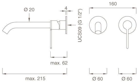 Ceadesign Душевая группа с термостатом Innovo Inv 122 - Вид №1
