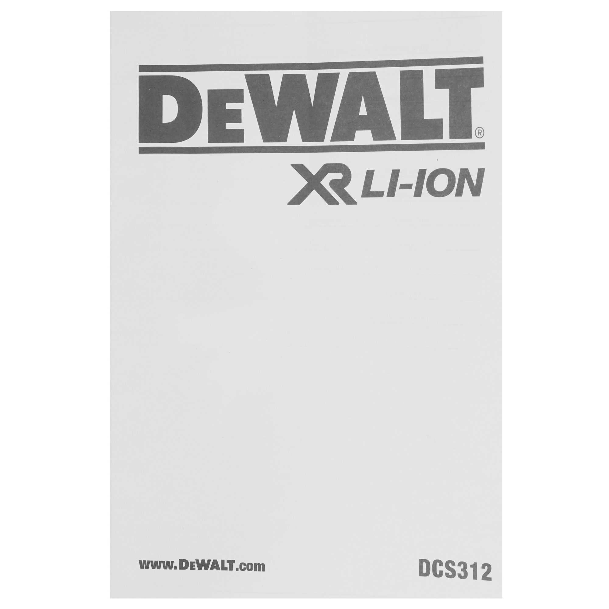 Сабельная пила DeWalt DCS312N XR 10.8/12V  , Без ЗУ, Без АКБ 5303419 STDN-0140173 - Вид №5