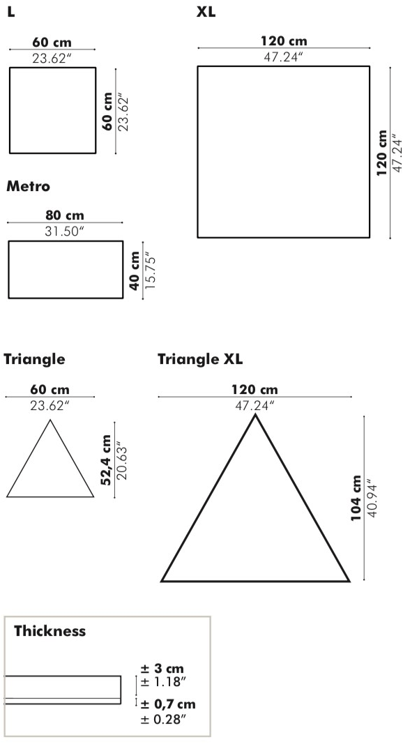 BuzziSpace Акустическая панель для стен Buzzitile sun-id-1433201 - Вид №2