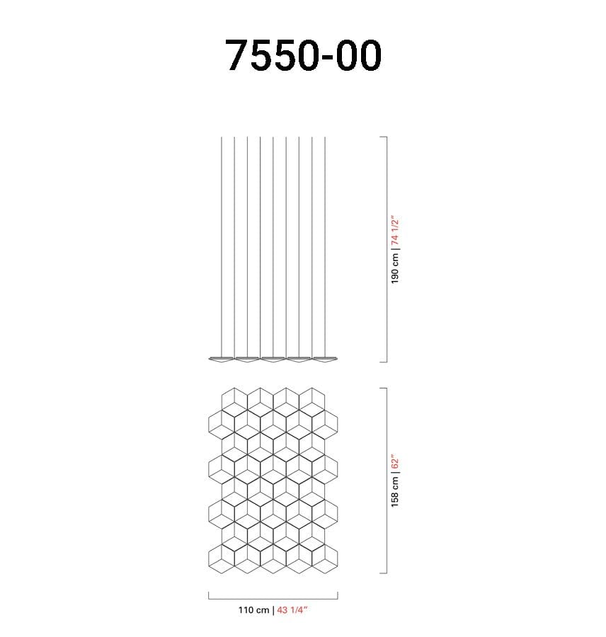Венецианский Кристалл ручной работы подвесной светильник Barovier&Toso Webb ARCH-00018171 - Вид №4