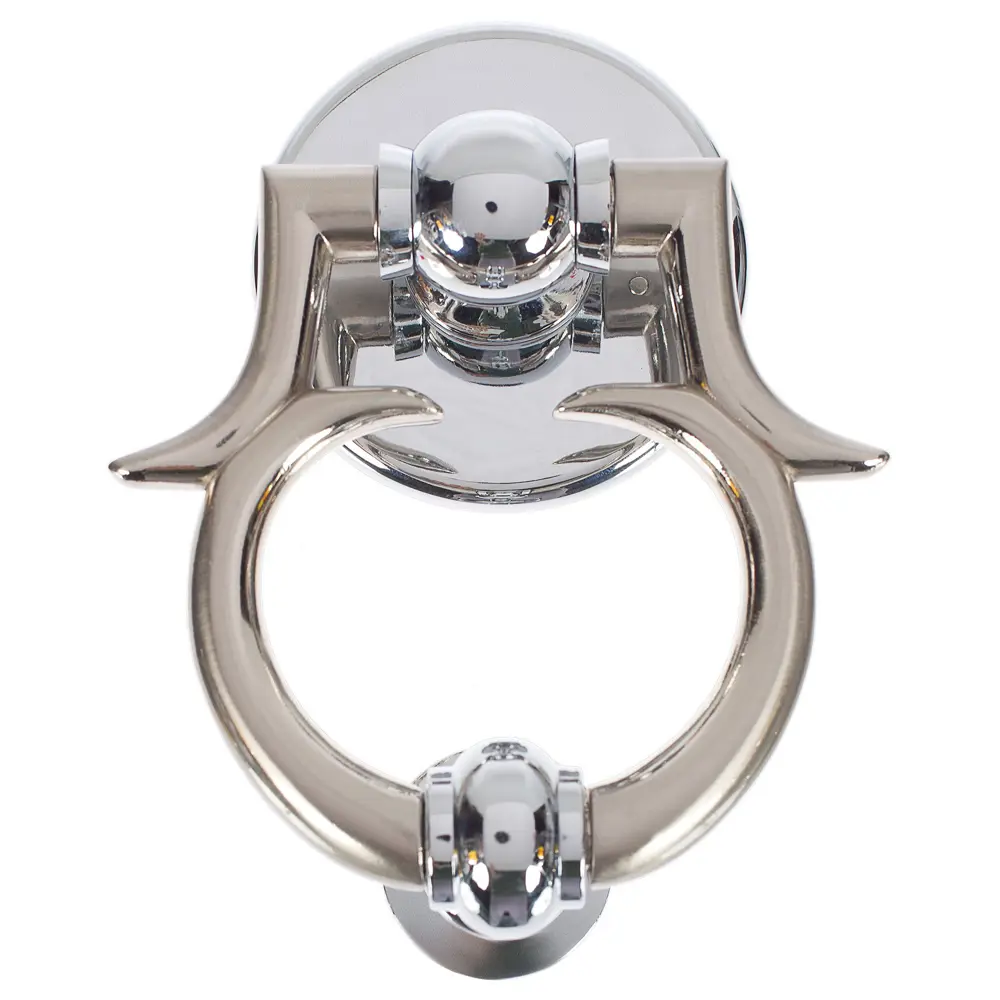 Молоток дверной Manzzaro Vaso 10/40, цвет матовый никель/глянцевый хром STLM-2113042