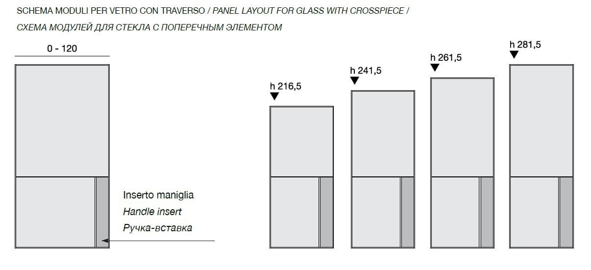 Распашная дверь из закаленного стекла Longhi Aluminiun Chic-Doors ARCH-00142904 - Вид №9
