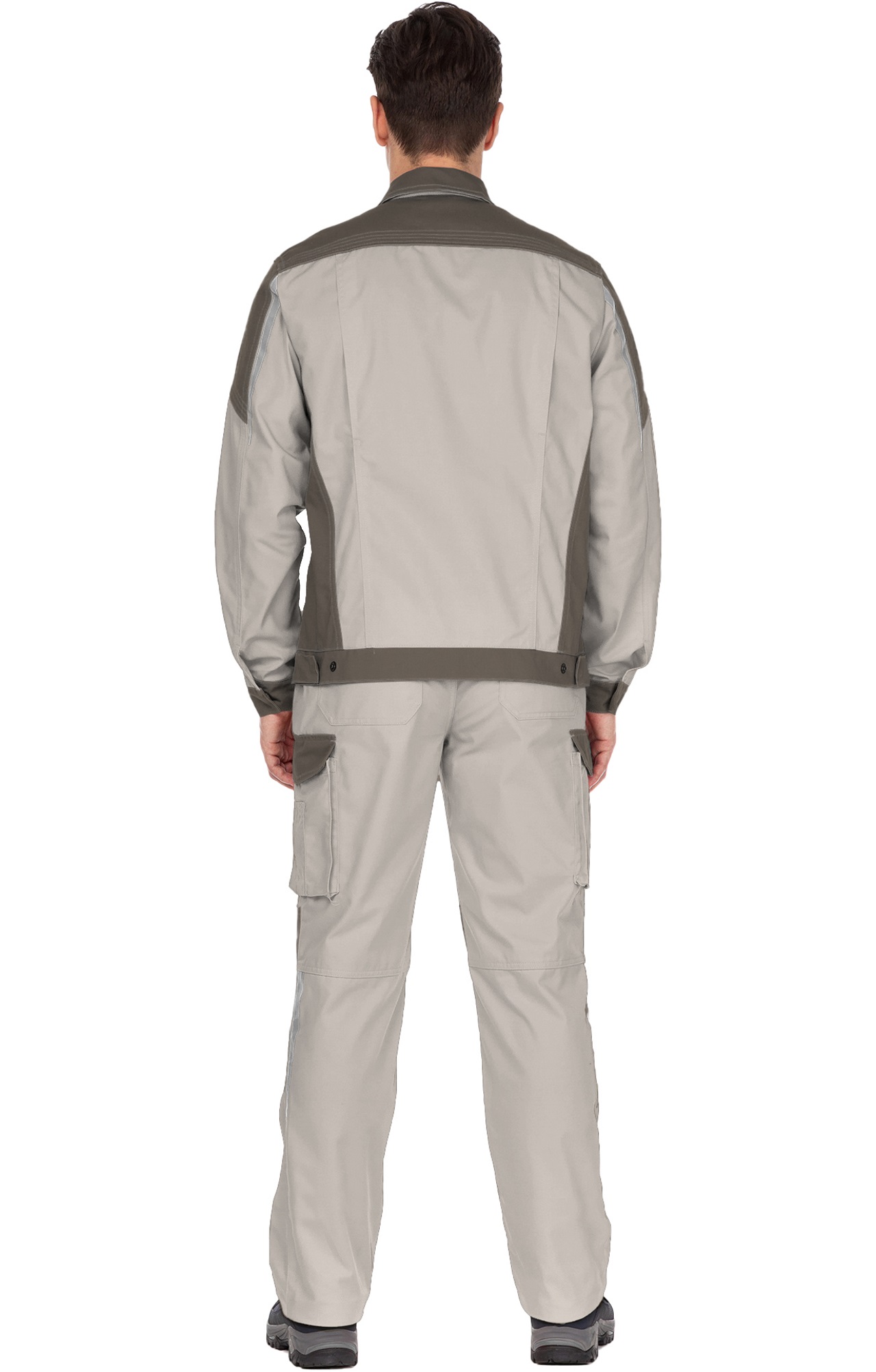 4956815 Костюм  NEW 2 серый песок с серым хаки STATUS  Летняя спецодежда  размер 52-54/182-188  - Вид №8