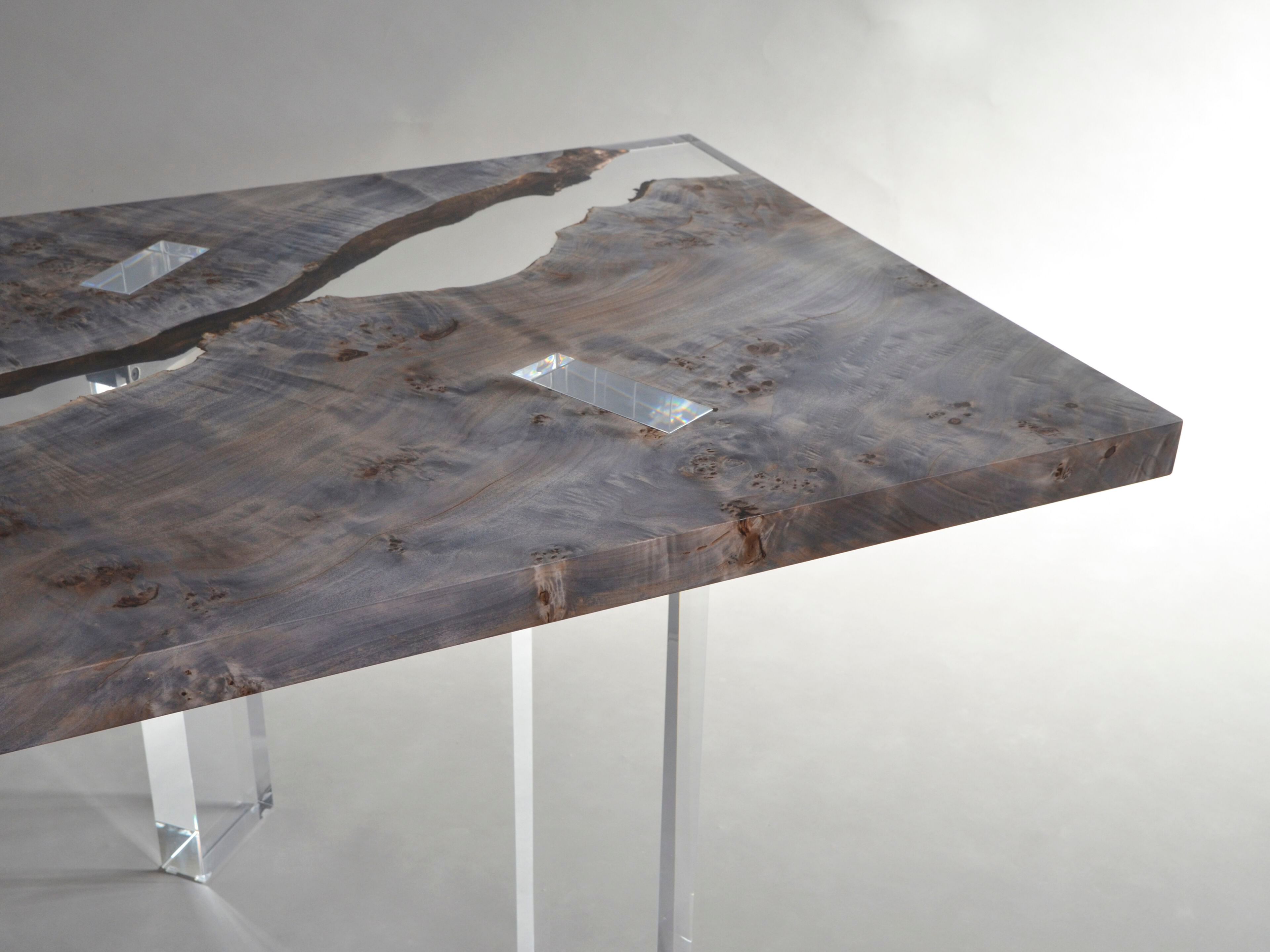 Прямоугольный стол из тополя и смолы alcarol Geomorphic 2023 ARCH-00065850 - Вид №3