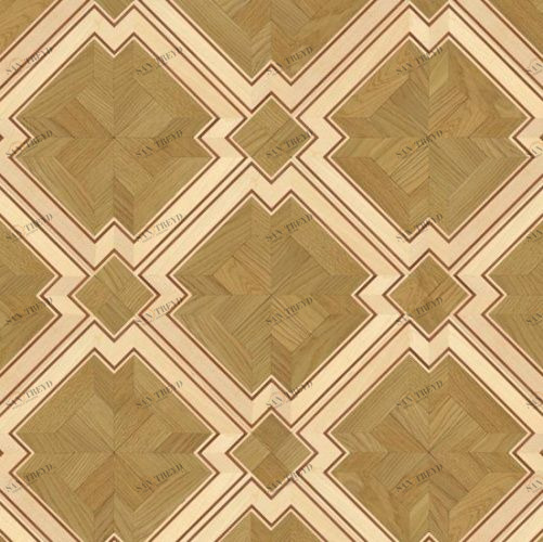 Художественный паркет Da Vinci Щитовой 26-351 Дуб (Гладкая) 500х500 мм 26010351