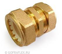 Муфта труба-труба 25*25мм Flexible hose Россия