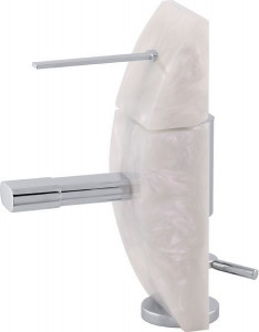 7350-200 Mariner Eau de Mariner, однорычажный смеситель для раковины с донным клапаном, цвет белый жемчуг