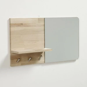 Зеркало с полкой и крючками настенное Maiten от La Forma LA FORMA ДИЗАЙНЕРСКИЕ 342904 -