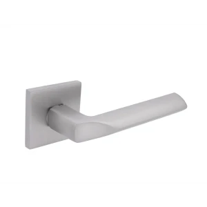 Дверные ручки Фабрика замков Maldonado без запирания цвет матовый никель