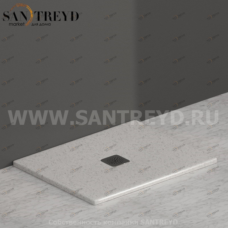 DT072GG Душевой поддон 90x72 керамический Globo Ceramica Globo DOCCIATRE